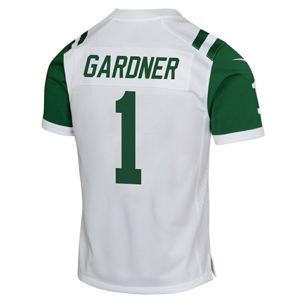 Ahmad Sauce Gardner New York Jets Youth Game Jersey - White Jerseys
