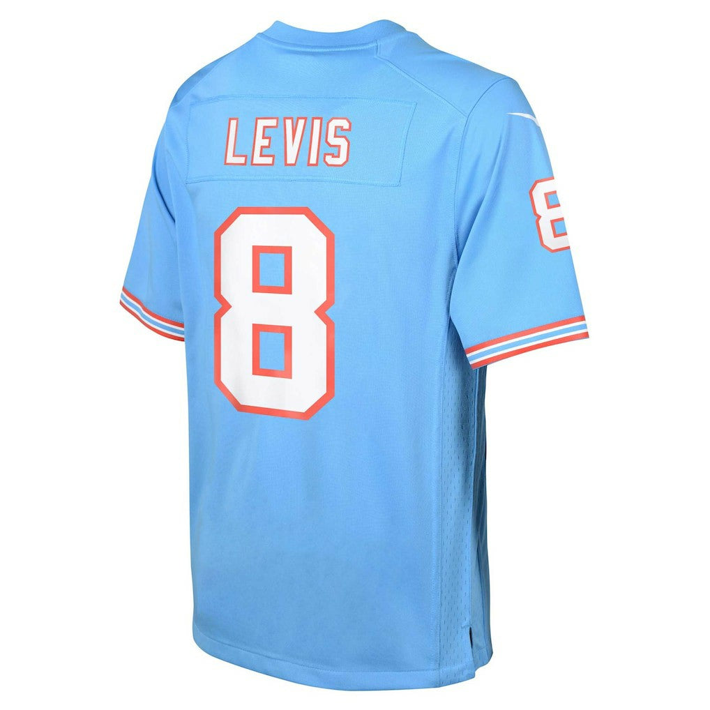 Will Levis Tennessee Titans Youth Game Jersey - Light Blue Jerseys