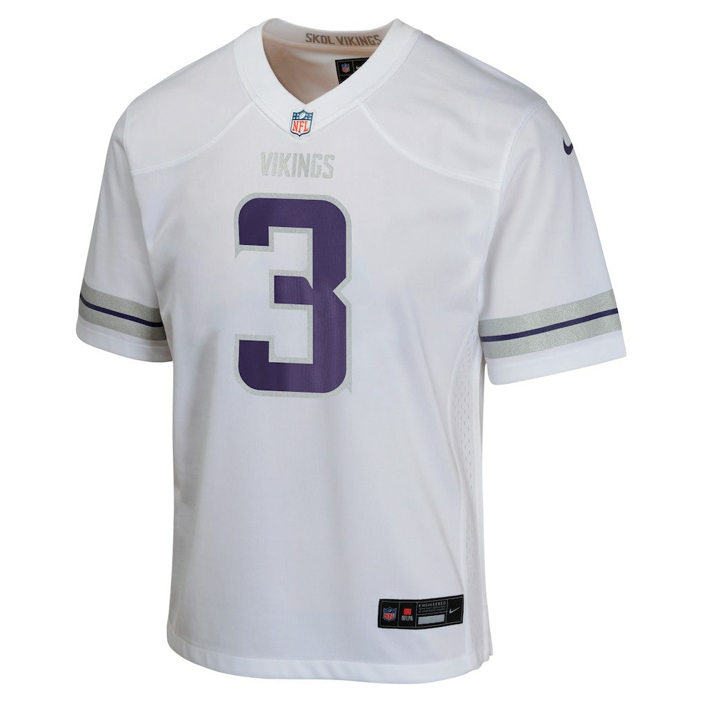 Jordan Addison Minnesota Vikings Youth Game Jersey - White Jerseys