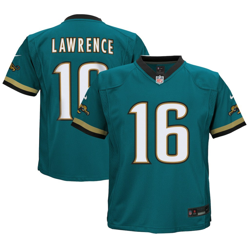 Trevor Lawrence Jacksonville Jaguars Preschool Prowler Throwback Player Game Jersey - Teal Jerseys