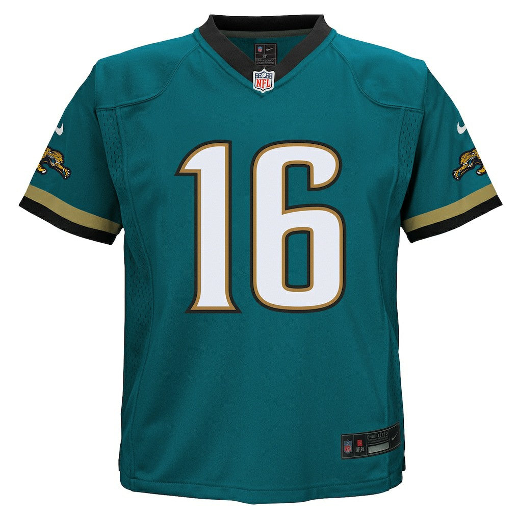 Trevor Lawrence Jacksonville Jaguars Preschool Prowler Throwback Player Game Jersey - Teal Jerseys