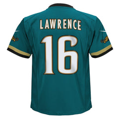 Trevor Lawrence Jacksonville Jaguars Preschool Prowler Throwback Player Game Jersey - Teal Jerseys