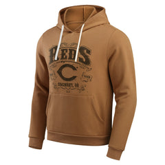 Cincinnati Reds Darius Rucker Collection by Fanatics Camp Fleece Pullover Hoodie  - Tan Hoodies