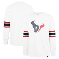 Houston Texans '47 Gridiron Premier Brex Long Sleeve T-Shirt - White T-shirts