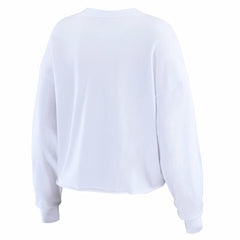 Baltimore Orioles WEAR by Erin Andrews Women's Domestic Postcard Long Sleeve T-Shirt - White T-shirts