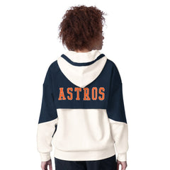 Houston Astros Starter Women's Scrimmage Full-Zip Hoodie - White Hoodies