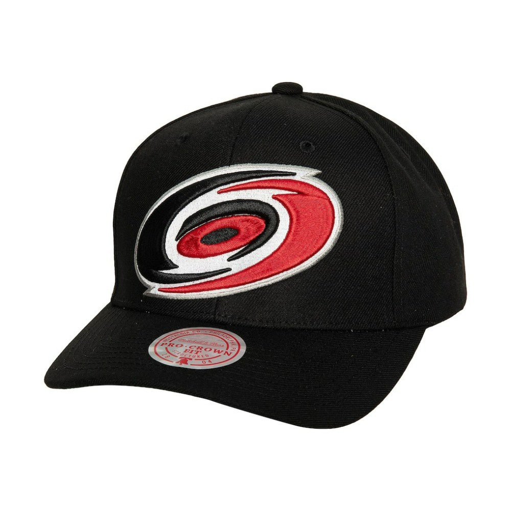 Carolina Hurricanes Mitchell & Ness Core Team Ground Pro Adjustable Hat - Black | US 201387177