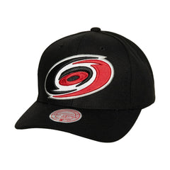 Carolina Hurricanes Mitchell & Ness Core Team Ground Pro Adjustable Hat - Black | US 201387177