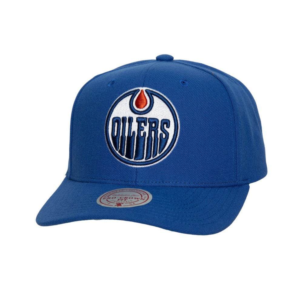 Edmonton Oilers Mitchell & Ness Core Team Ground Pro Adjustable Hat - Navy | US 201387180