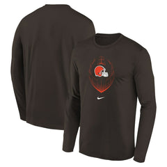 Cleveland Browns Preschool Legend Icon Long Sleeve T-Shirt - Brown T-shirts