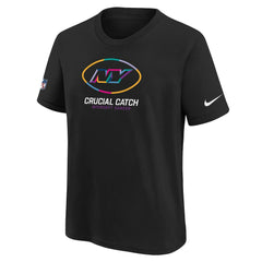 New York Jets Youth 2024 NFL Crucial Catch T-Shirt - Black T-shirts