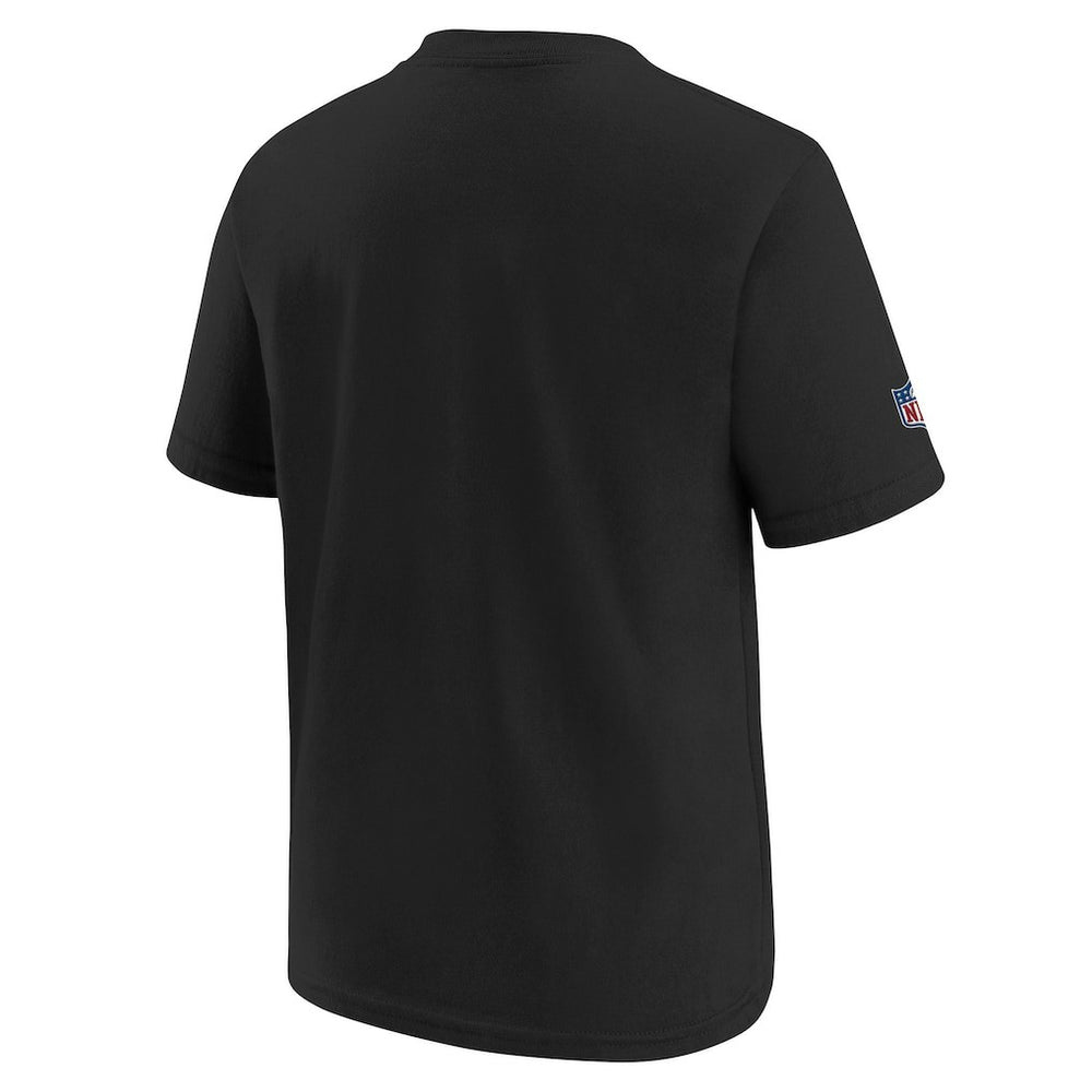 Los Angeles Rams Youth 2024 NFL Crucial Catch T-Shirt - Black T-shirts