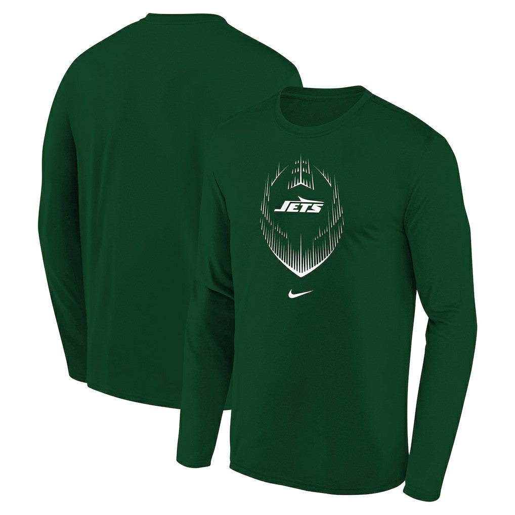 New York Jets Youth Legend Icon Long Sleeve T-Shirt - Green T-shirts