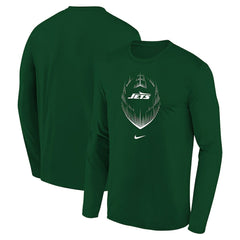 New York Jets Youth Legend Icon Long Sleeve T-Shirt - Green T-shirts
