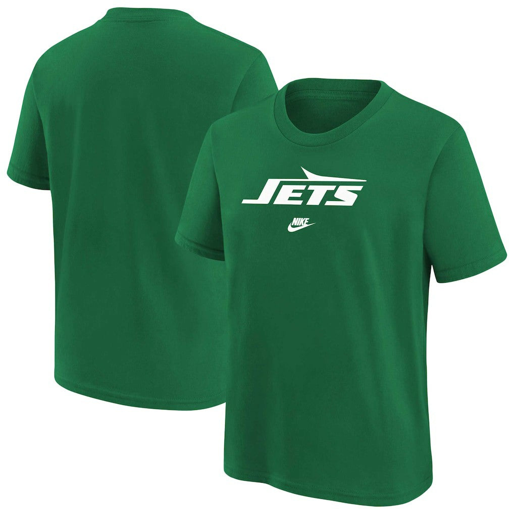 New York Jets Youth Rewind Essential T-Shirt - Green T-shirts