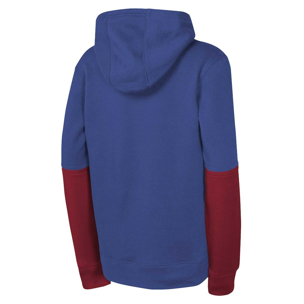 New York Giants Youth Club Pullover Hoodie - Royal Hoodies