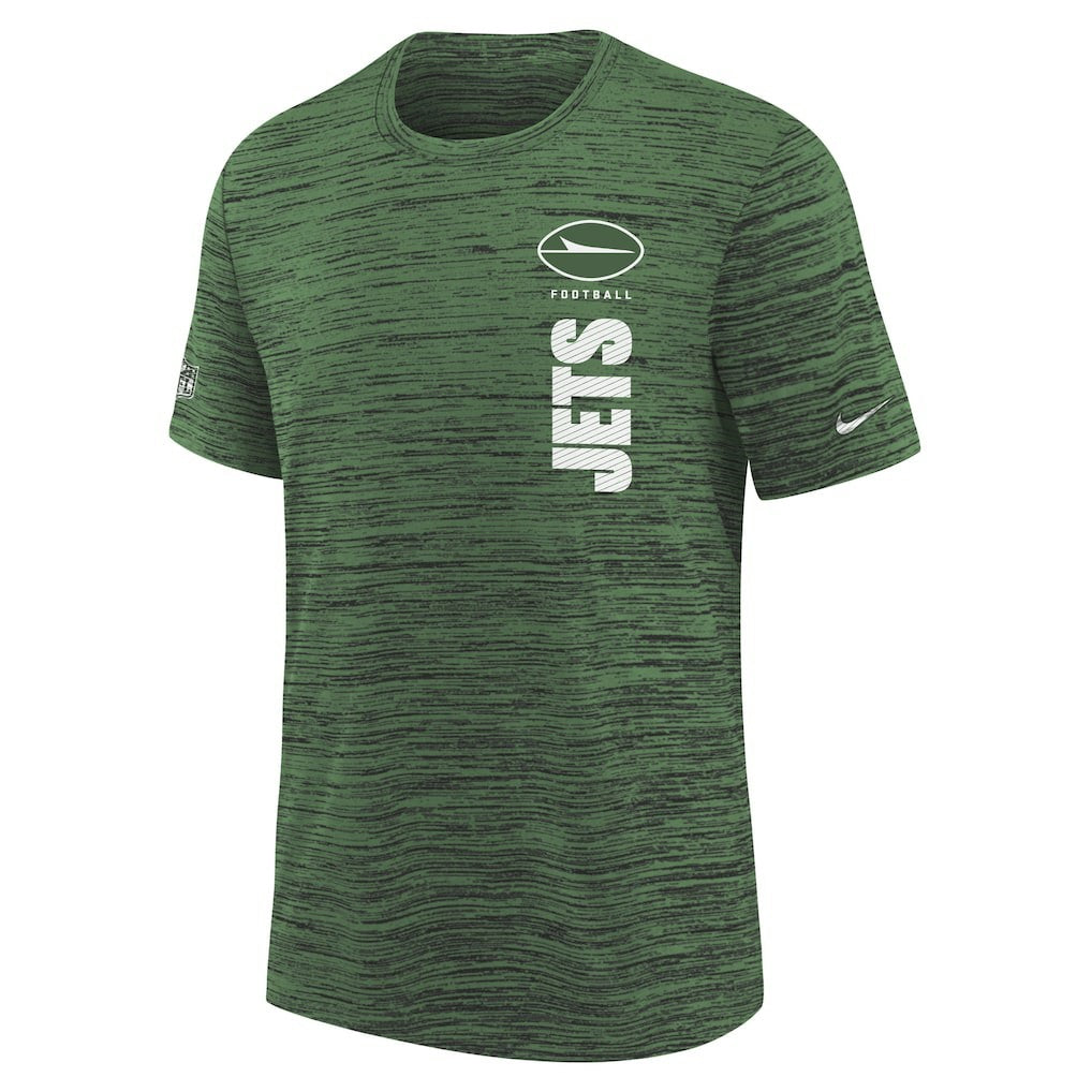 New York Jets Youth Sideline Velocity Performance T-Shirt - Green T-shirts