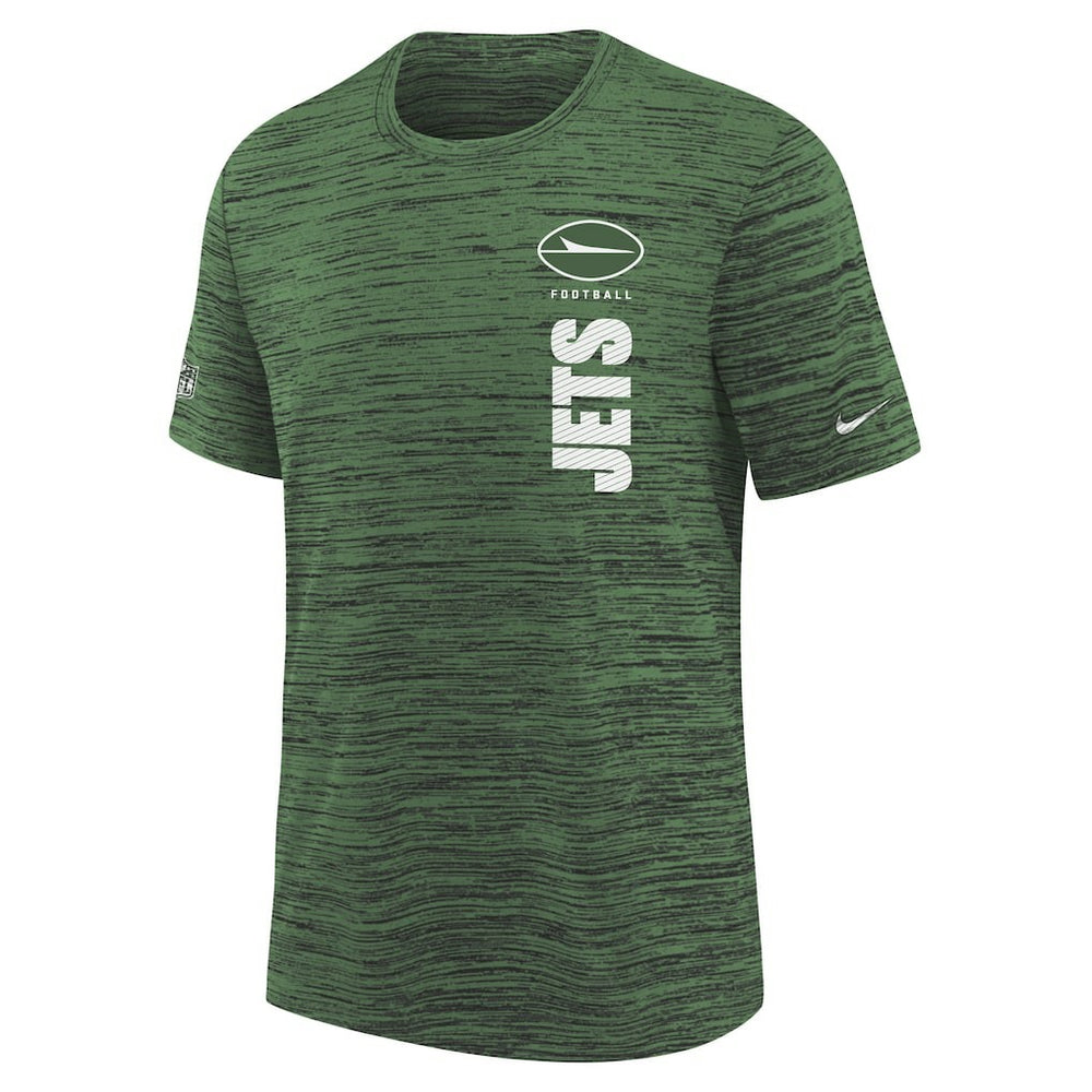 New York Jets Youth Sideline Velocity Performance T-Shirt - Green T-shirts