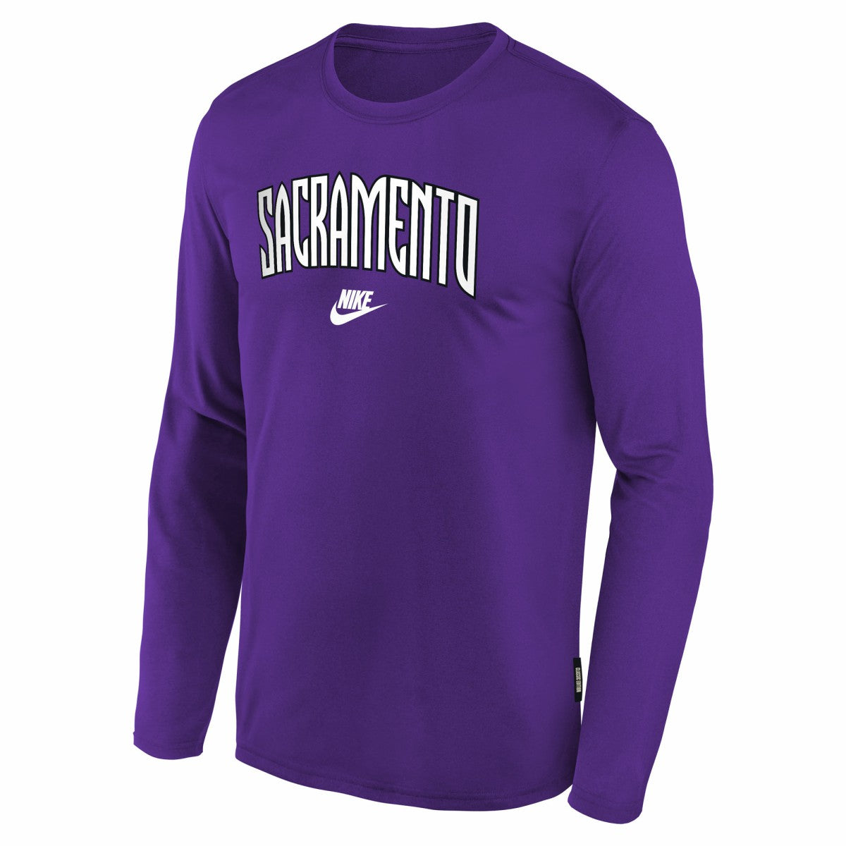 Sacramento Kings Youth Hardwood Classics Long Sleeve T-Shirt Purple - Nike