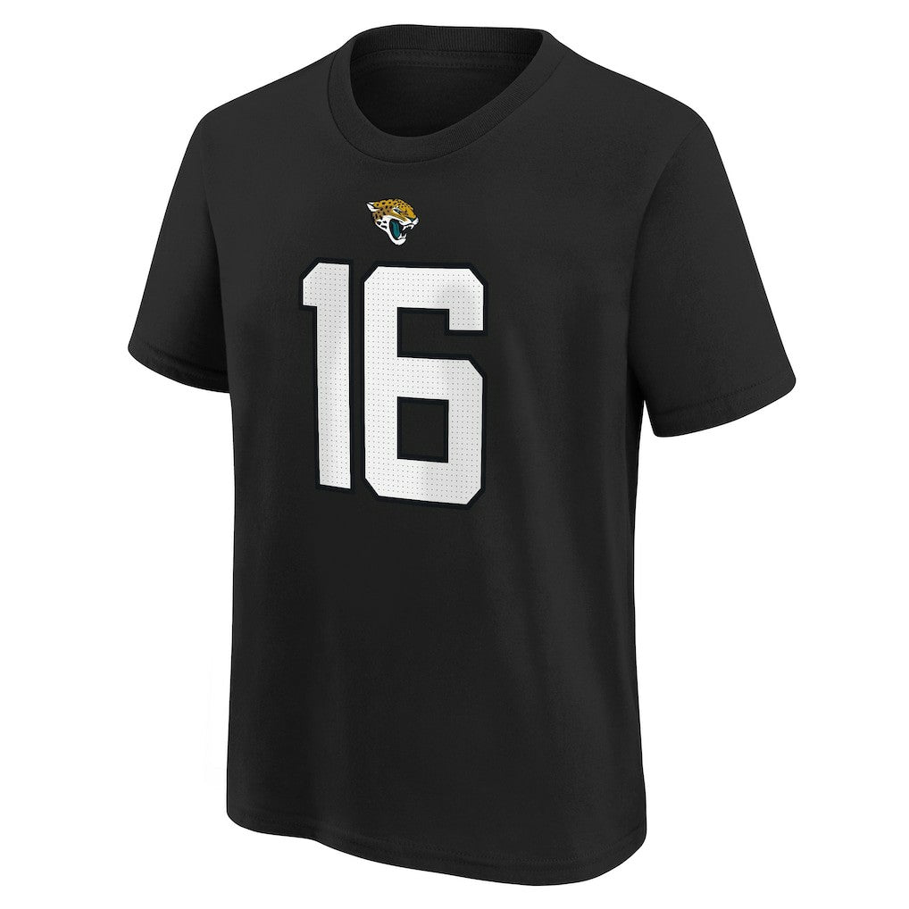 Trevor Lawrence Jacksonville Jaguars Youth Player Name & Number T-Shirt - Black T-shirts