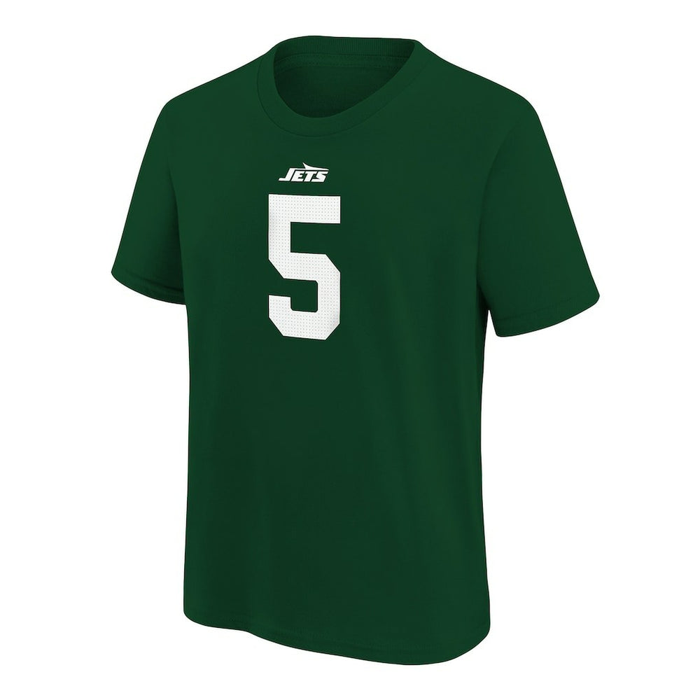 Garrett Wilson New York Jets Youth Player Name & Number T-Shirt - Green T-shirts