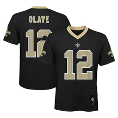 Chris Olave New Orleans Saints Youth Replica Player Jersey - Black Jerseys