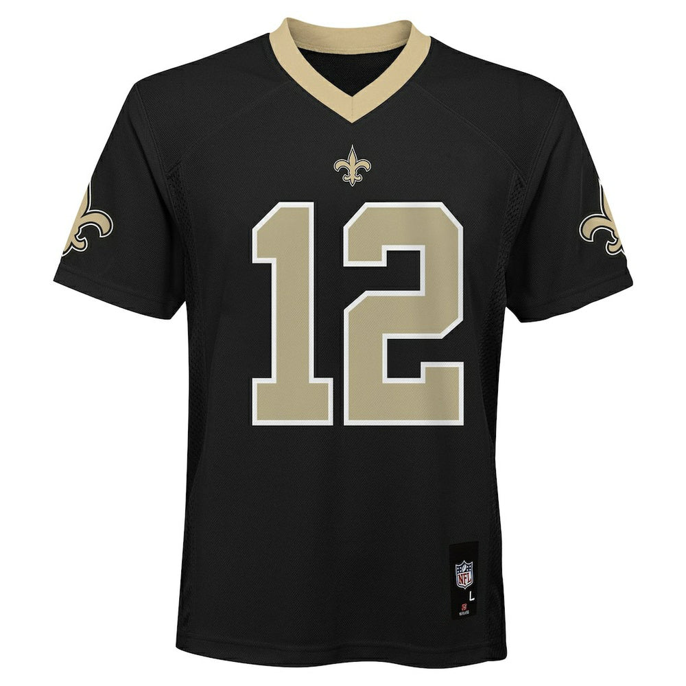 Chris Olave New Orleans Saints Youth Replica Player Jersey - Black Jerseys