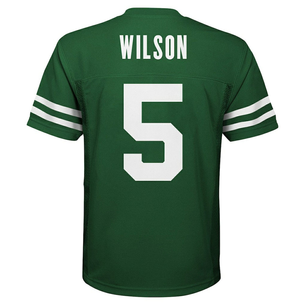 Garrett Wilson New York Jets Youth Replica Player Jersey - Legacy Green Jerseys