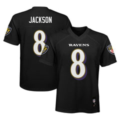 Lamar Jackson Baltimore Ravens Preschool Replica Player Jersey - Black Jerseys