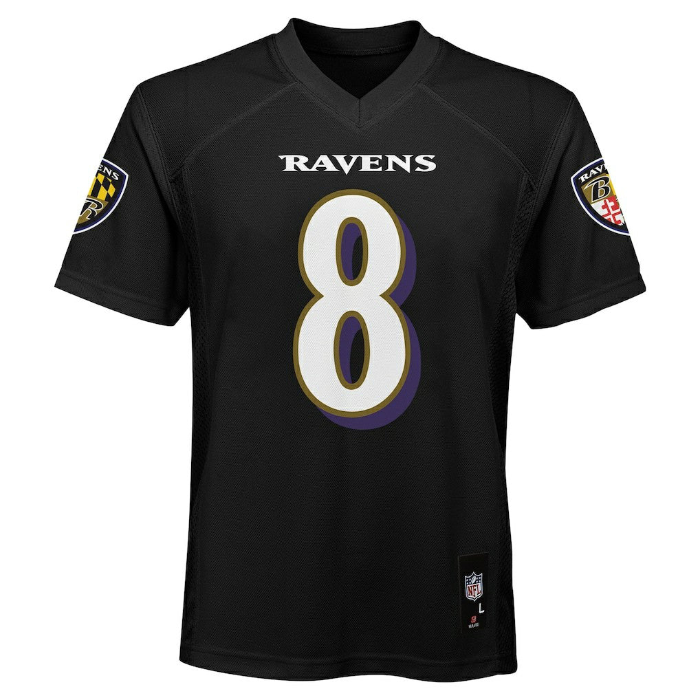 Lamar Jackson Baltimore Ravens Preschool Replica Player Jersey - Black Jerseys