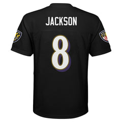 Lamar Jackson Baltimore Ravens Preschool Replica Player Jersey - Black Jerseys
