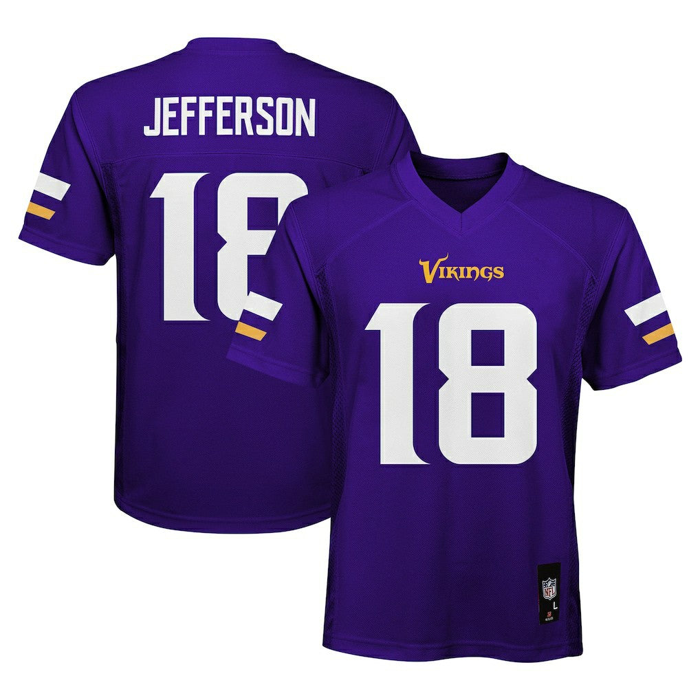 Justin Jefferson Minnesota Vikings Preschool Replica Player Jersey - Purple Jerseys
