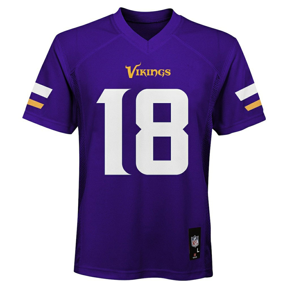 Justin Jefferson Minnesota Vikings Preschool Replica Player Jersey - Purple Jerseys