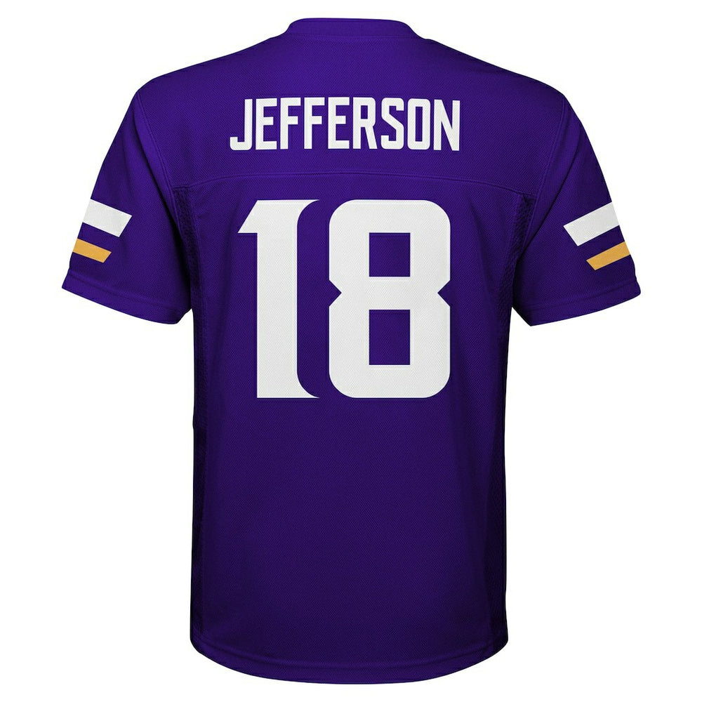 Justin Jefferson Minnesota Vikings Preschool Replica Player Jersey - Purple Jerseys