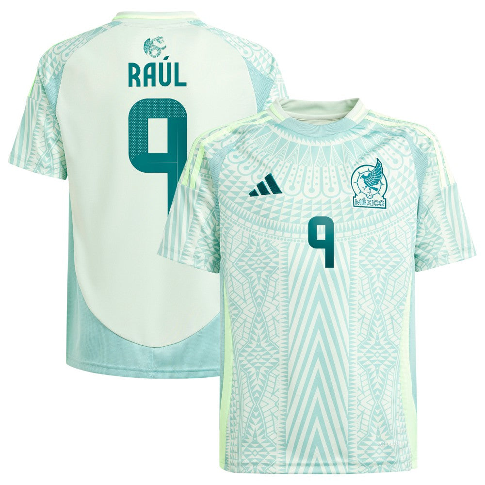Raul Jimenez Mexico National Team Youth 2024 Away Replica Player Jersey Green - Adidas cheap