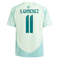 Santiago Giménez Mexico National Team Youth 2024 Away Replica Player Jersey Green - Adidas sale