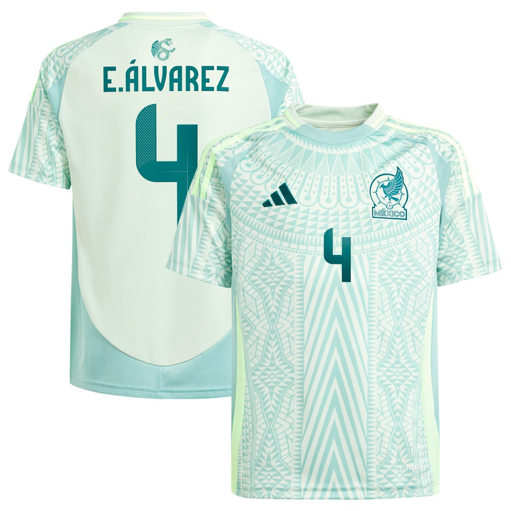 Edson Alvarez Mexico National Team Youth 2024 Away Replica Player Jersey Green - Adidas outlet