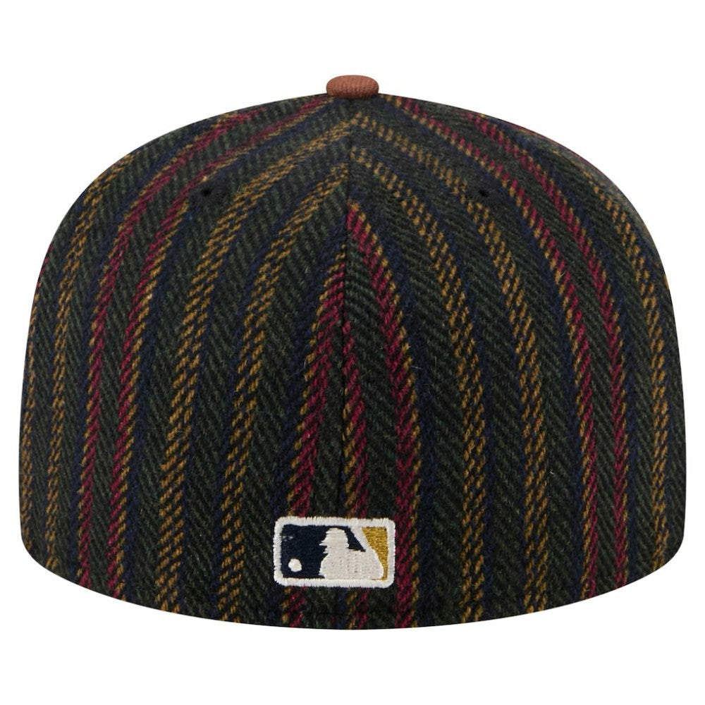 Chicago White Sox New Era Vintage Herringbone 59FIFTY Fitted Hat - Brown Hats