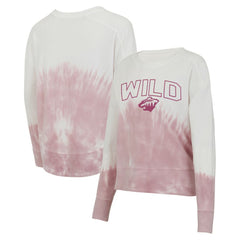 Minnesota Wild Concepts Sport Women's Orchard Tie-Dye Long Sleeve Top - Pink/White | US 201398061