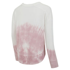 Boston Bruins Concepts Sport Women's Orchard Tie-Dye Long Sleeve Top - Pink/White | US 201398077
