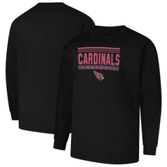 Arizona Cardinals Profile Big & Tall Pop Long Sleeve T-Shirt - Black T-shirts
