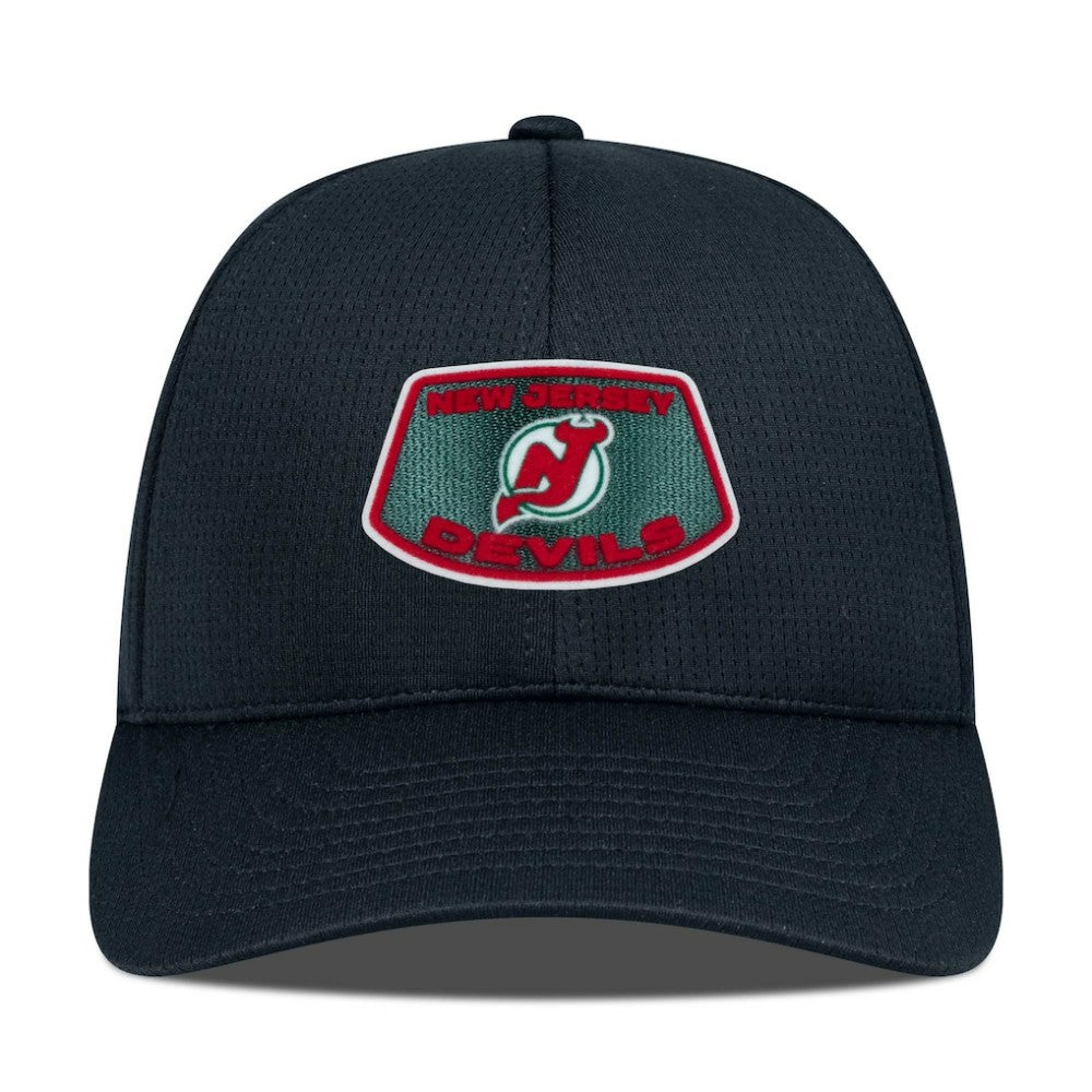 New Jersey Devils Levelwear Retro Skylight Zephyr Adjustable Hat - Black | US 201398258