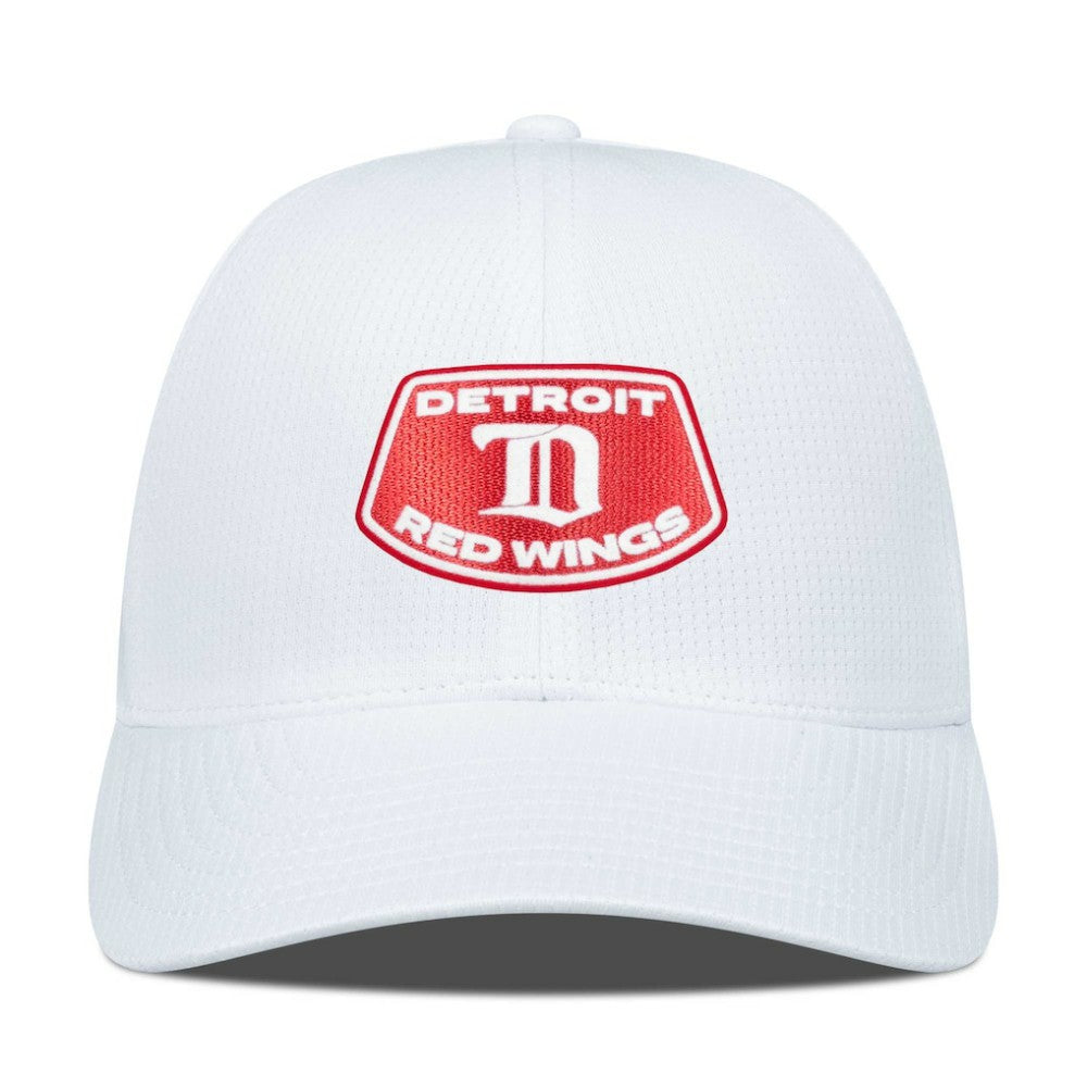 Detroit Red Wings Levelwear Retro Skylight Zephyr Adjustable Hat - White | US 201398269
