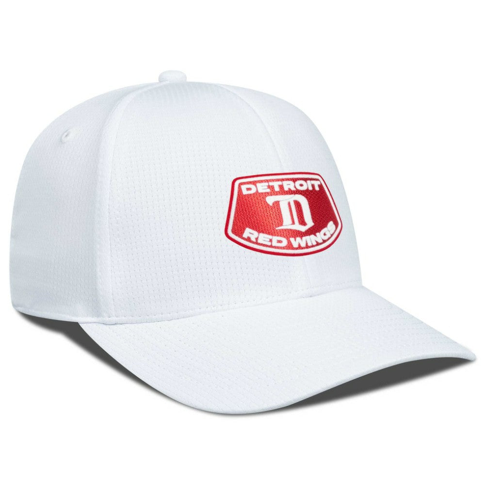 Detroit Red Wings Levelwear Retro Skylight Zephyr Adjustable Hat - White | US 201398269