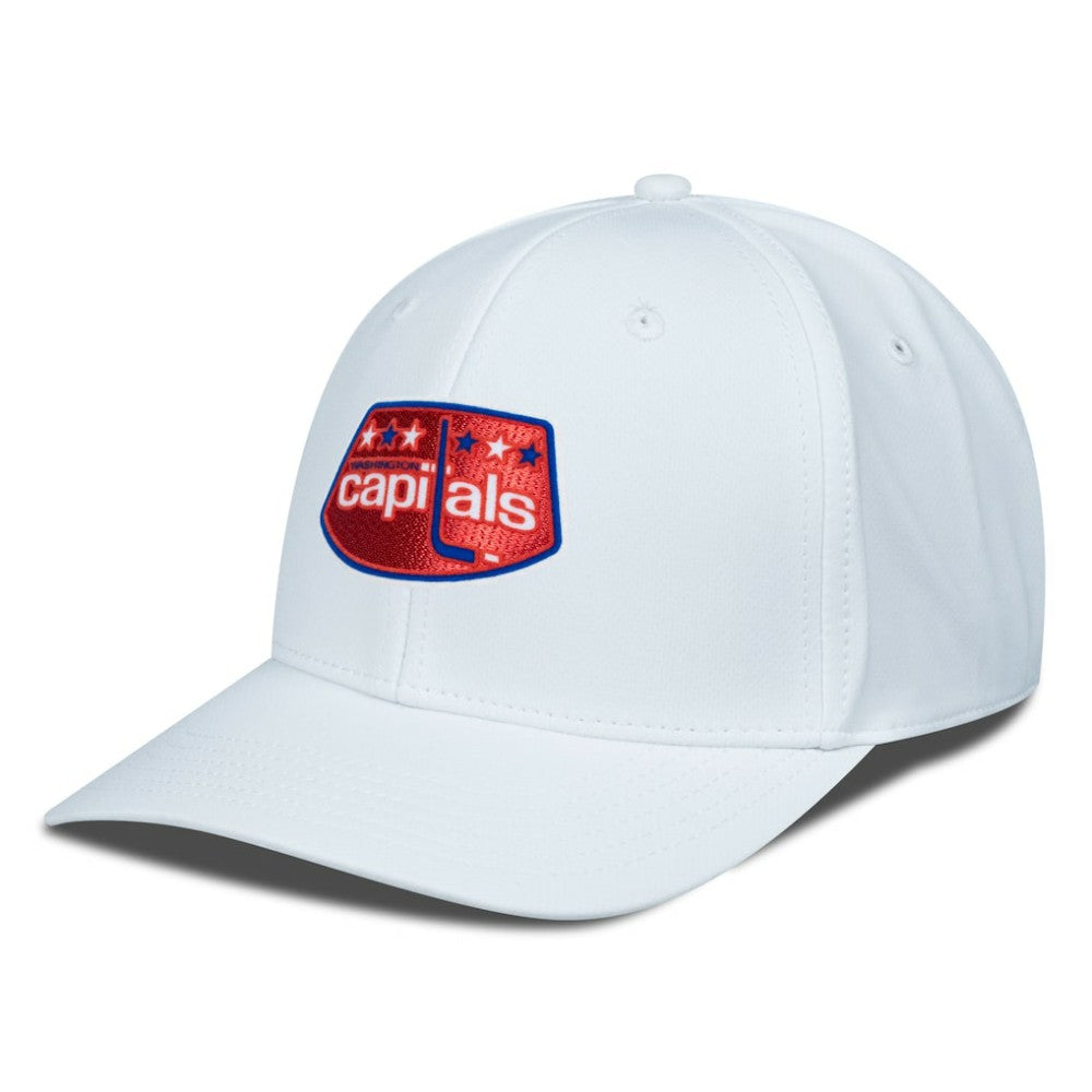 Washington Capitals Levelwear Retro Skylight Rise Flex Hat - White | US 201398273