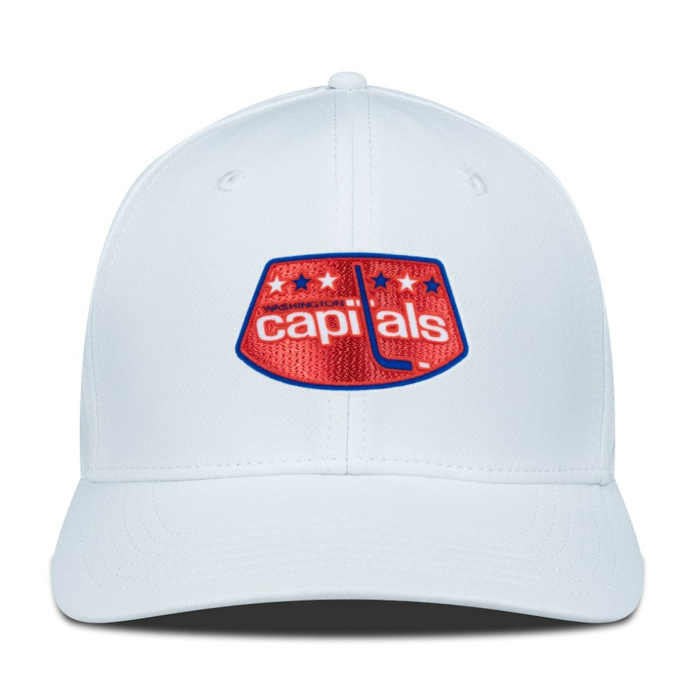 Washington Capitals Levelwear Retro Skylight Rise Flex Hat - White | US 201398273