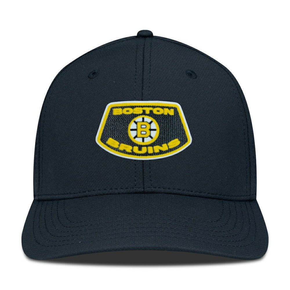 Boston Bruins Levelwear Retro Skylight Rise Flex Hat - Black | US 201398276