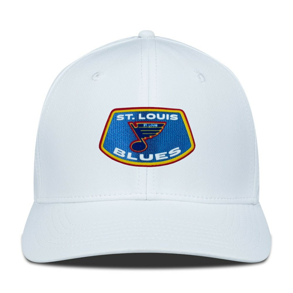 St. Louis Blues Levelwear Retro Skylight Rise Flex Hat - White | US 201398283
