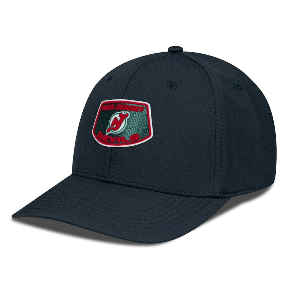 New Jersey Devils Levelwear Retro Skylight Rise Flex Hat - Black | US 201398285