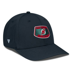 New Jersey Devils Levelwear Retro Skylight Rise Flex Hat - Black | US 201398285